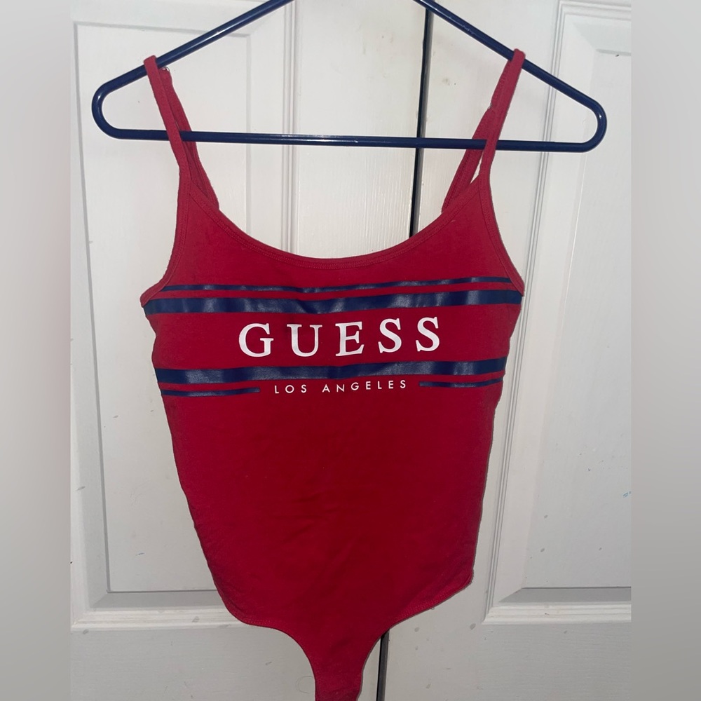 Red guess bodysuit